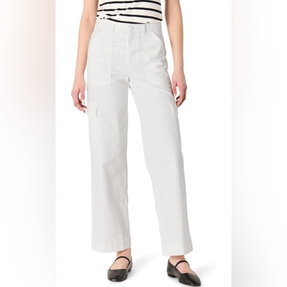 Universal Thread White Boyfriend Jeans – Size 12 - Cargo Y2K White Denim NWT - Picture 2 of 8